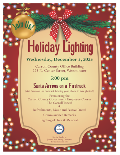 Holiday Lighting Flyer Wednesday December 3 2025