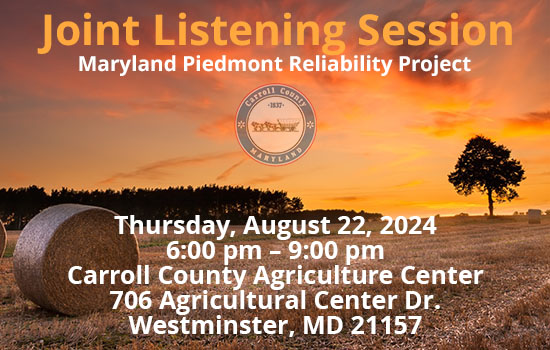 Joint Commissioner and Carroll County Delegation – Listening Session 