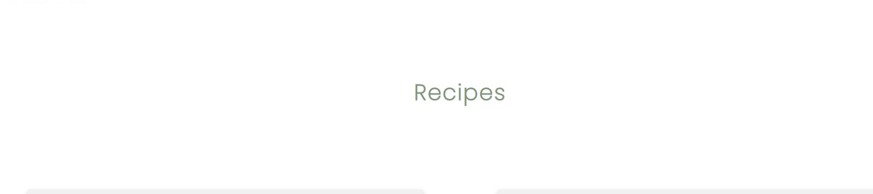 Recipes