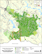 Freedom Sewer Service Map