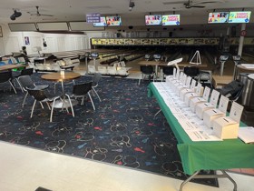 Thunderhead Bowl with Ballot Boxes